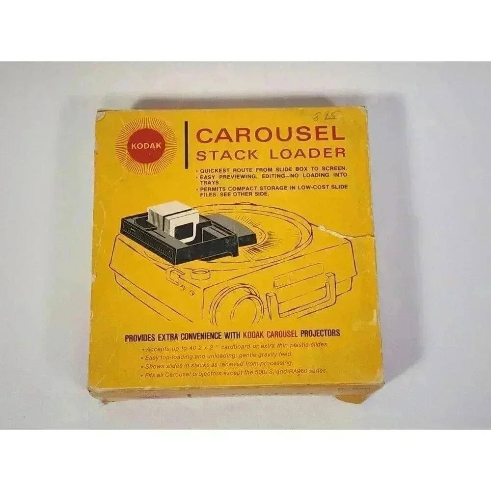 Kodak Carousel Stack Loader Model B40‎ Slide Tray Vintage in Box w/Instructions